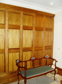 wood panelling