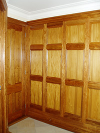 wood panelling